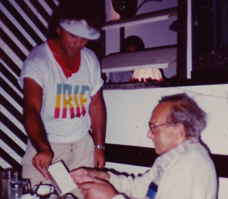 Jim & Sandy at work - Mid 1980s